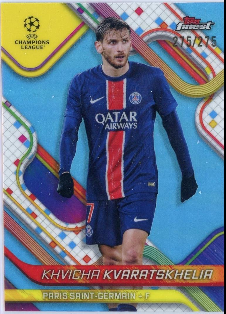 Khvicha Kvaratskhelia [Sky Blue Refractor] #97