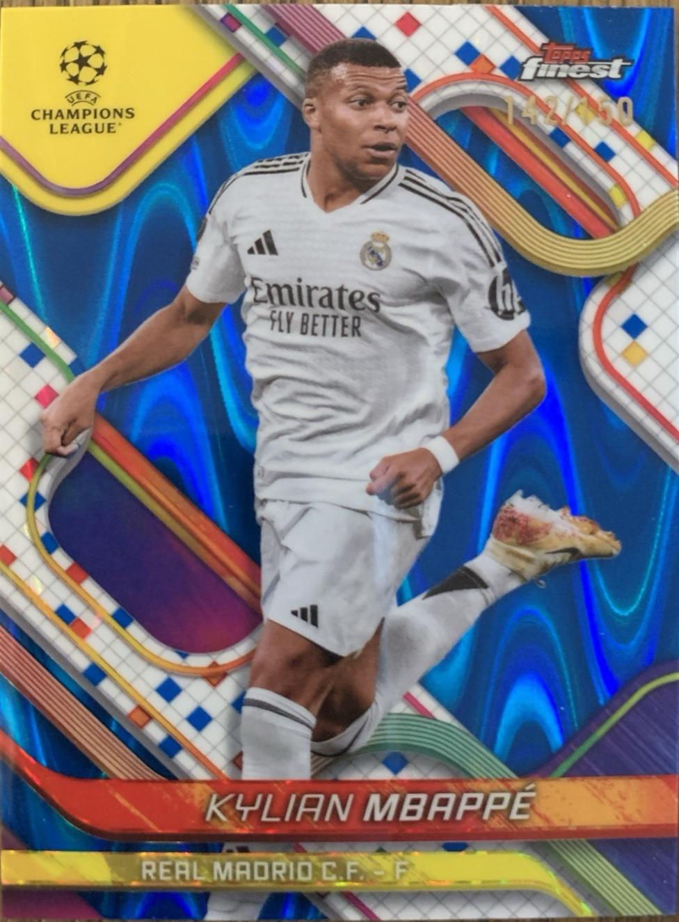 Kylian Mbappe [Blue Raywave Refractor] #9