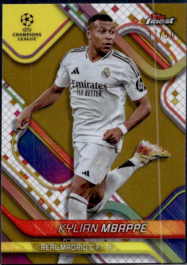 Kylian Mbappe [Gold Refractor] #9
