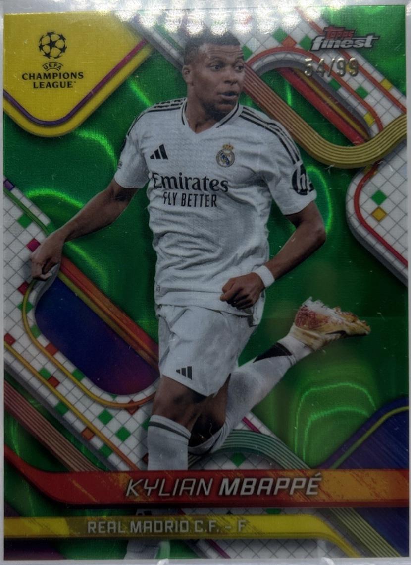 Kylian Mbappe [Green Lava Refractor] #9