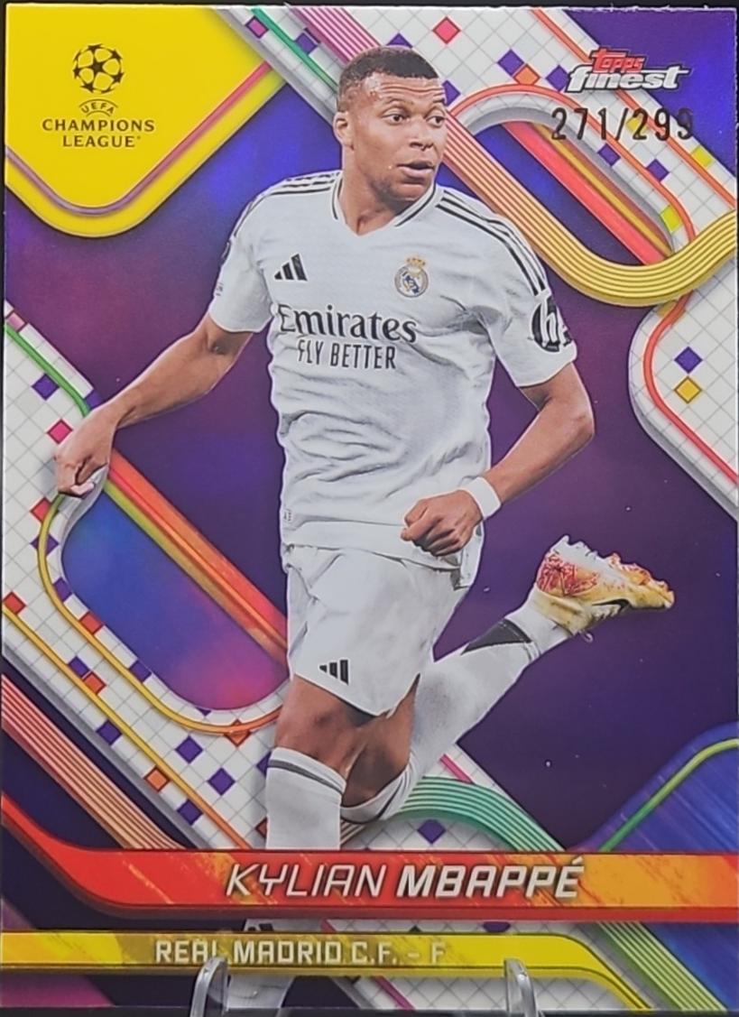 Kylian Mbappe [Purple Lava Refractor] #9