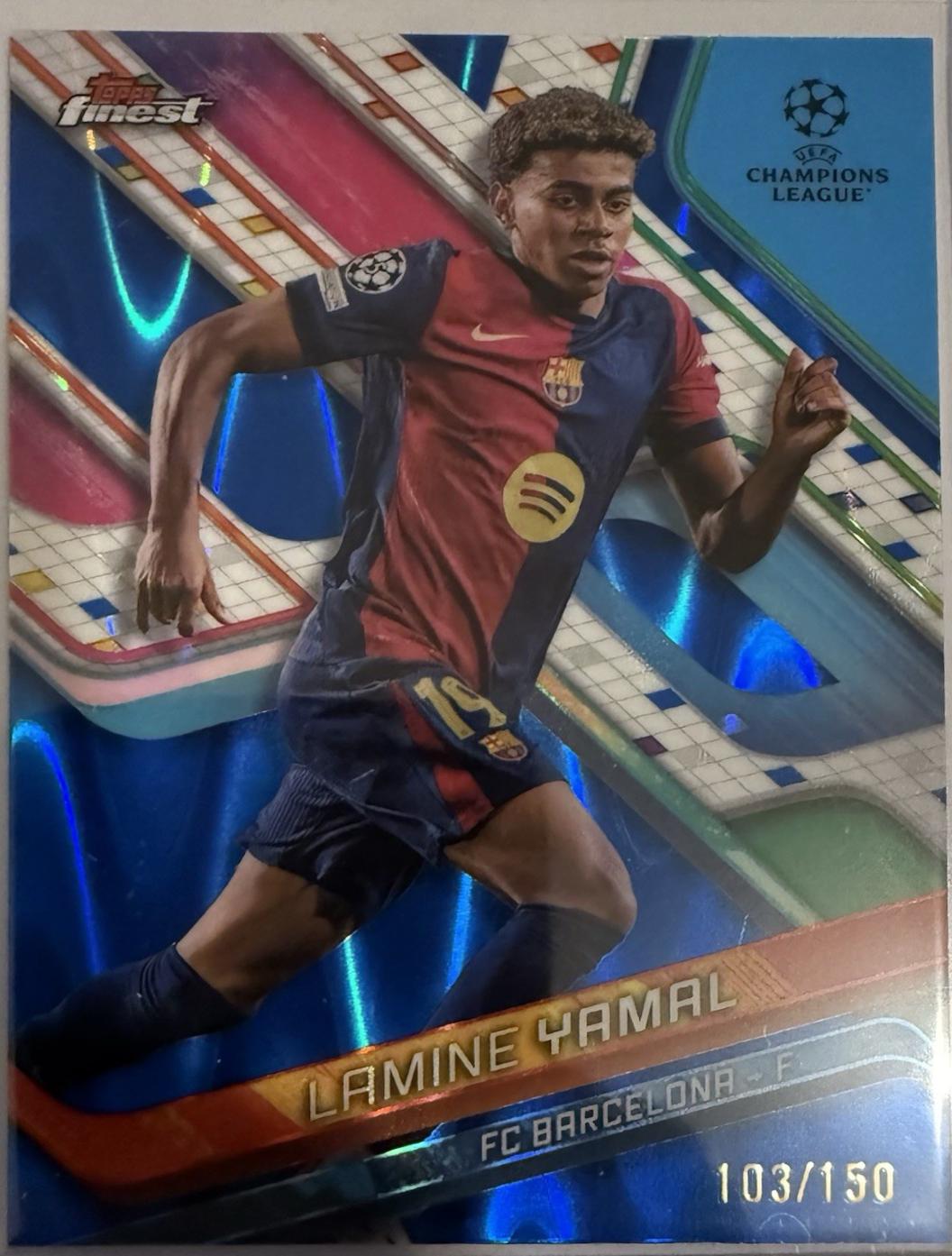 Lamine Yamal [Blue Raywave Refractor] #99