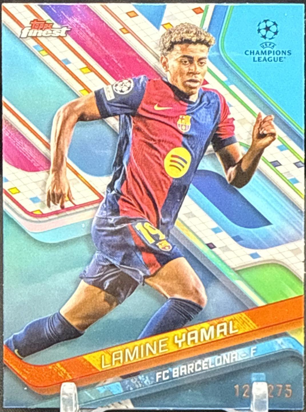 Lamine Yamal [Sky Blue Refractor] #99