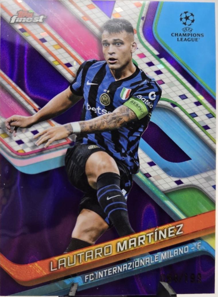 Lautaro Martinez [Purple Lava Refractor] #35