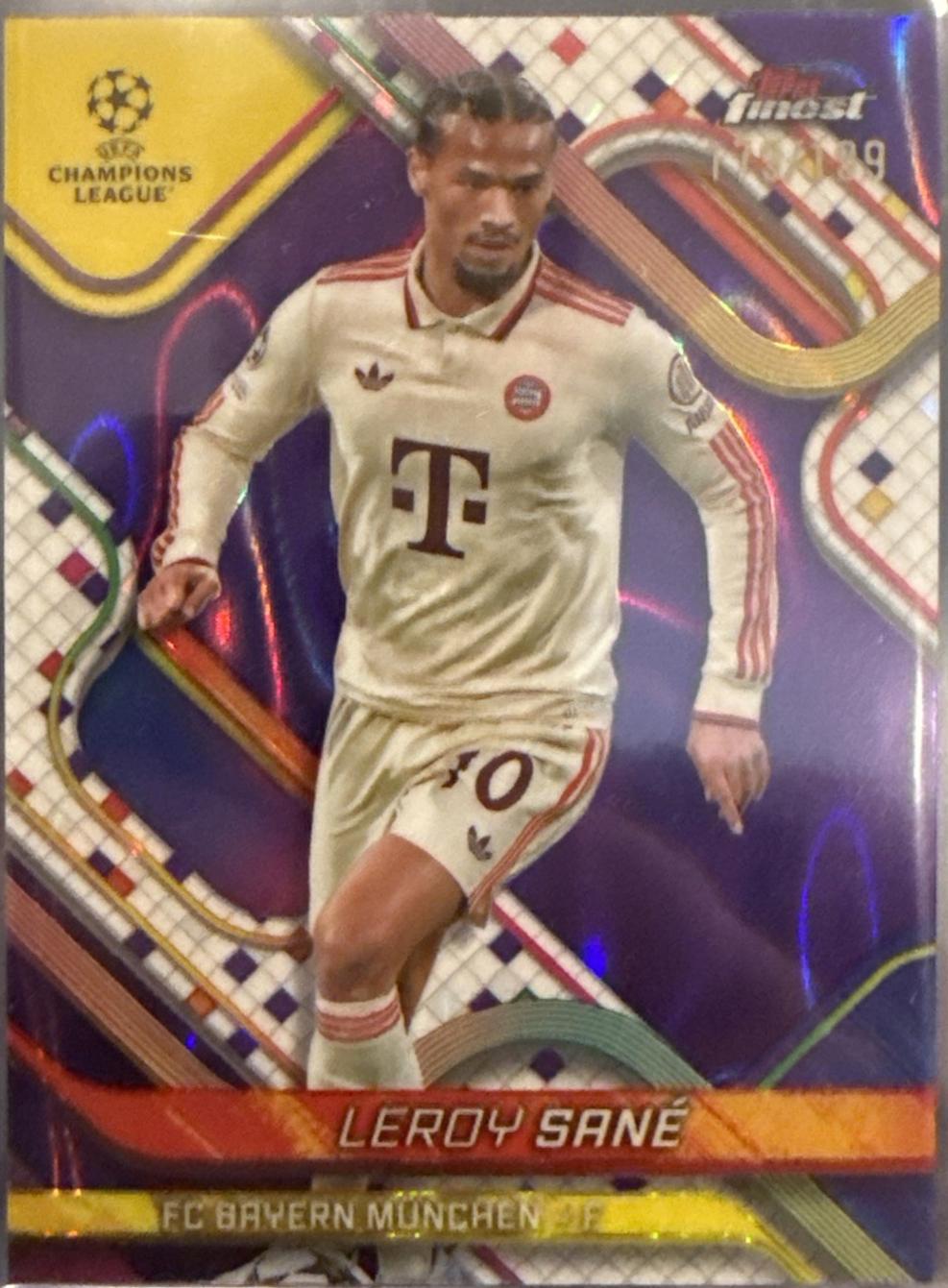Leroy Sane [Purple Lava Refractor] #79