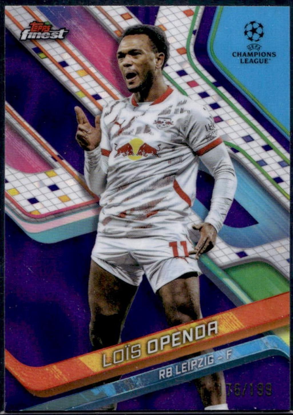 Lois Openda [Purple Lava Refractor] #25
