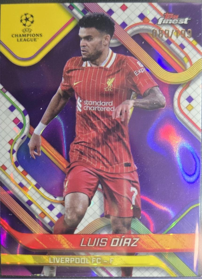 Luis Diaz [Purple Lava Refractor] #14