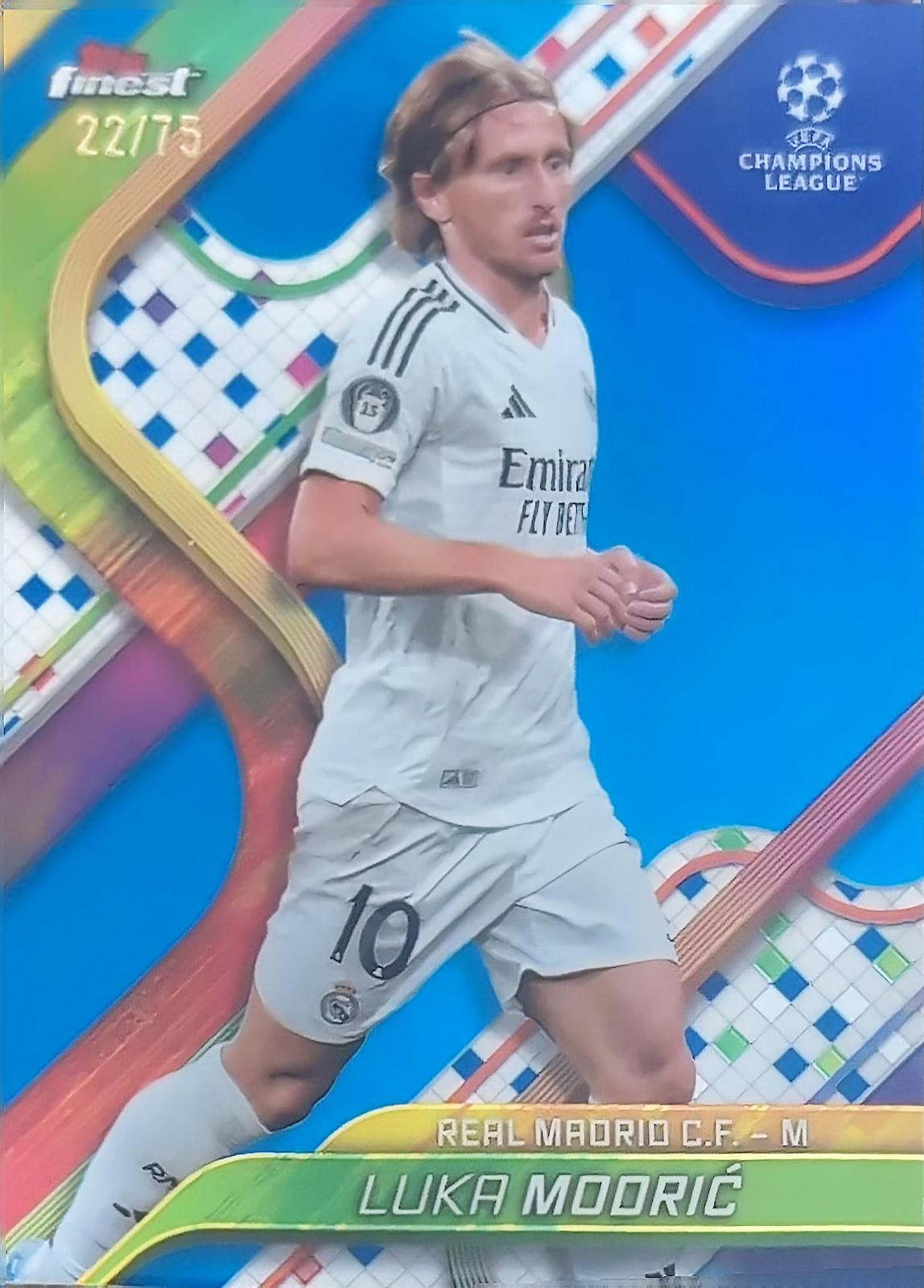 Luka Modric [Blue Refractor] #10