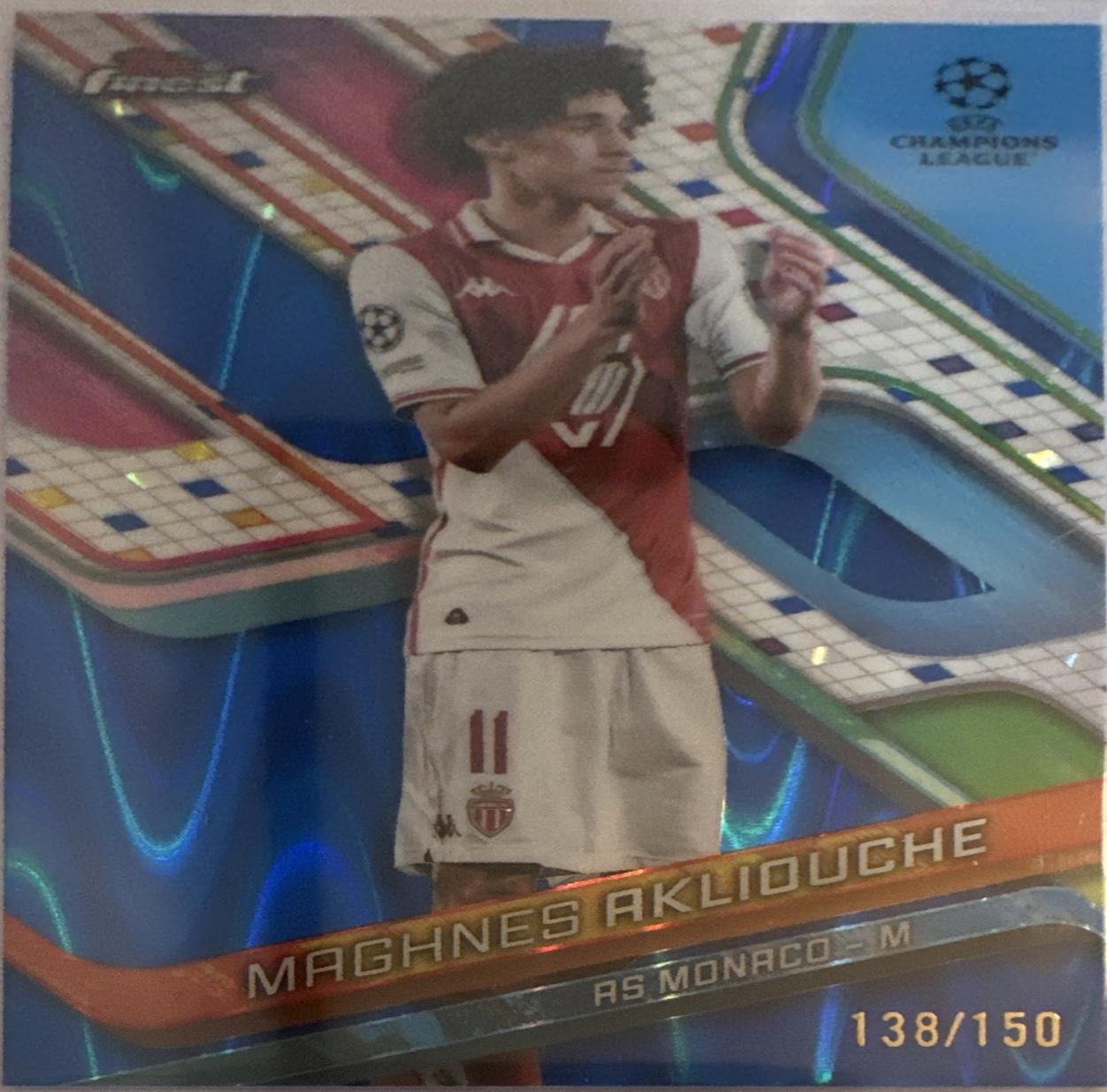Maghnes Akliouche [Blue Raywave Refractor] #115