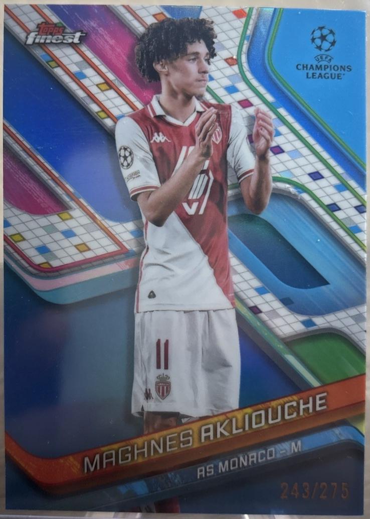 Maghnes Akliouche [Sky Blue Refractor] #115