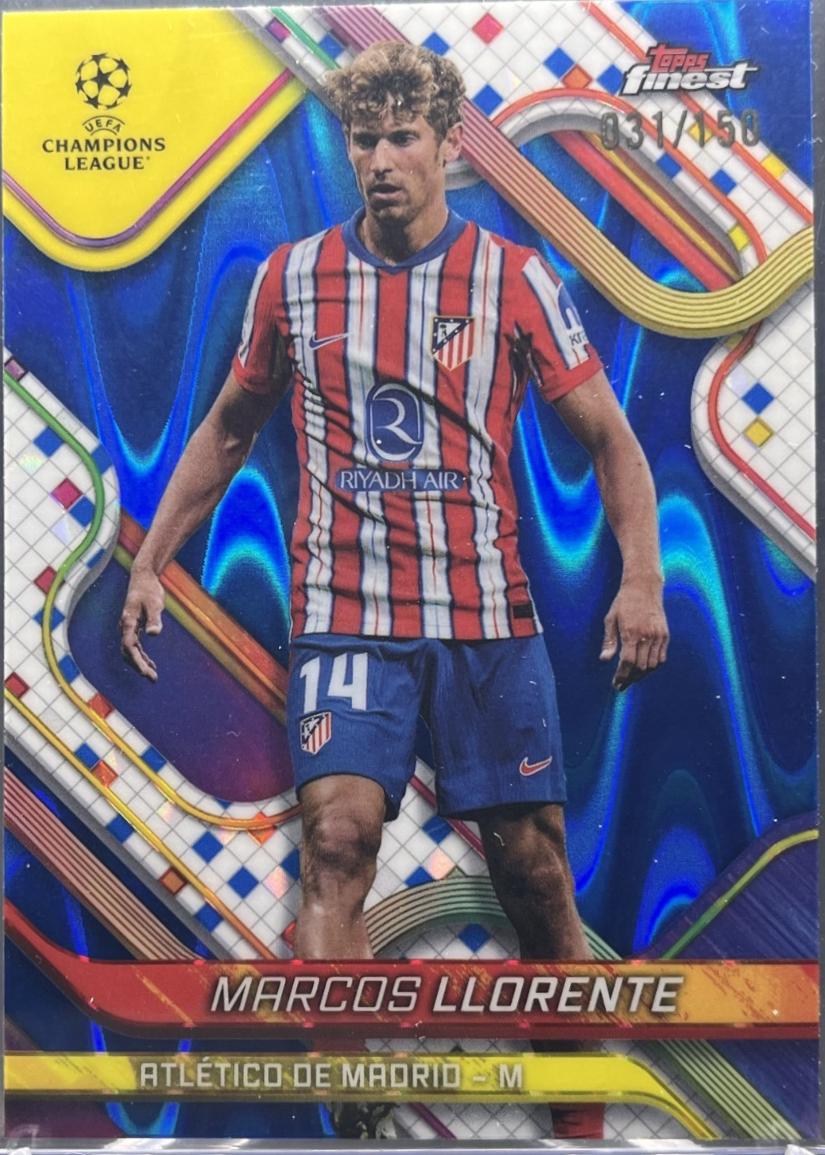 Marcos Llorente [Blue Raywave Refractor] #127