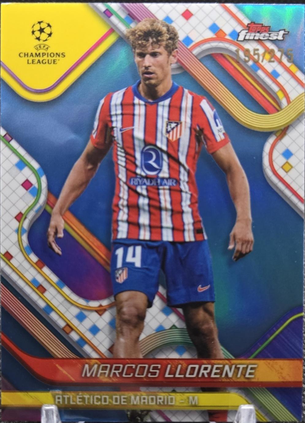 Marcos Llorente [Sky Blue Refractor] #127