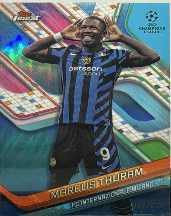 Marcus Thuram [Sky Blue Refractor] #4