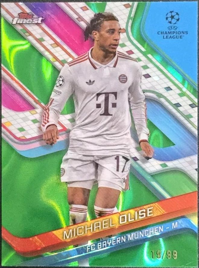 Michael Olise [Green Lava Refractor] #130