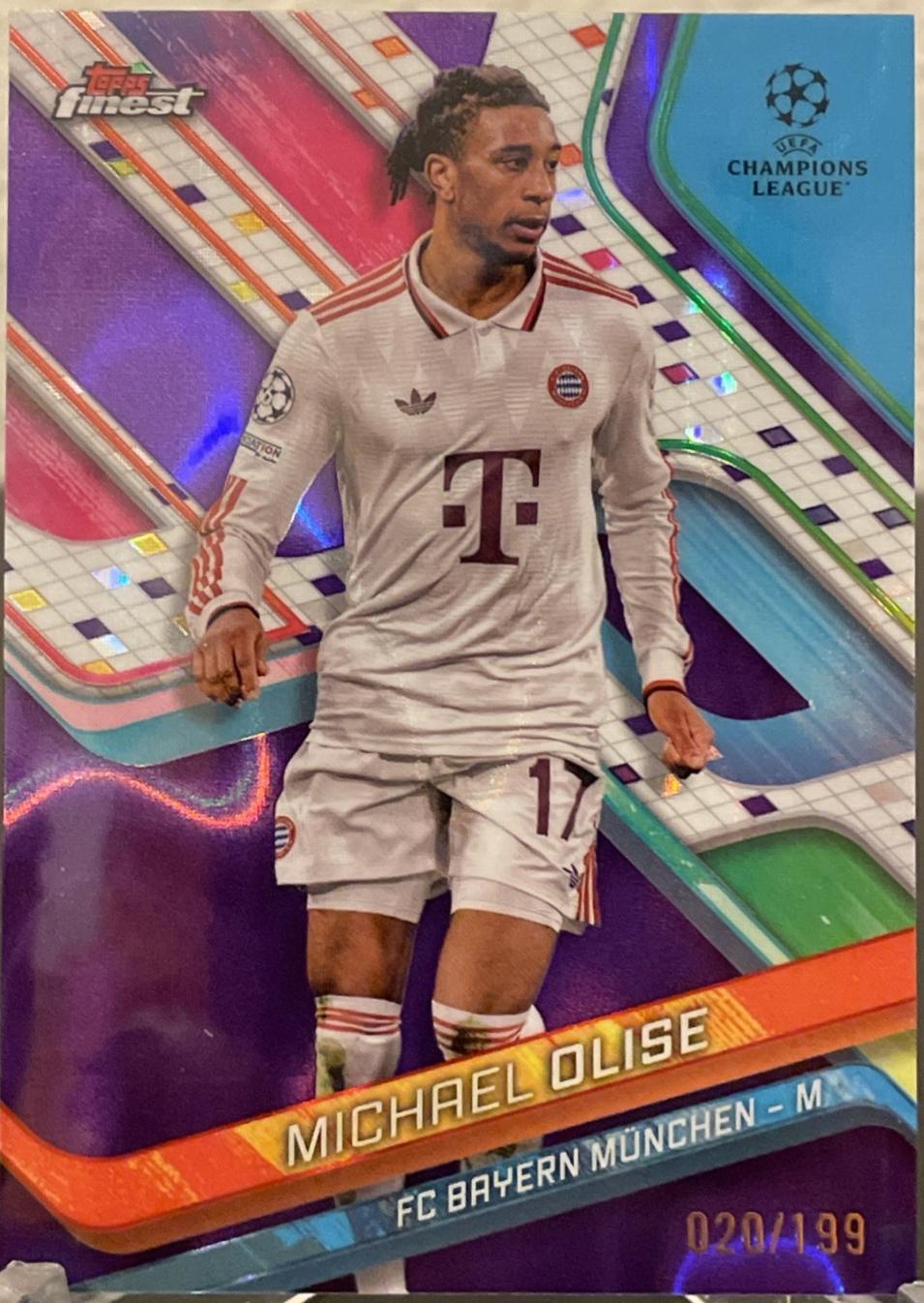 Michael Olise [Purple Lava Refractor] #130
