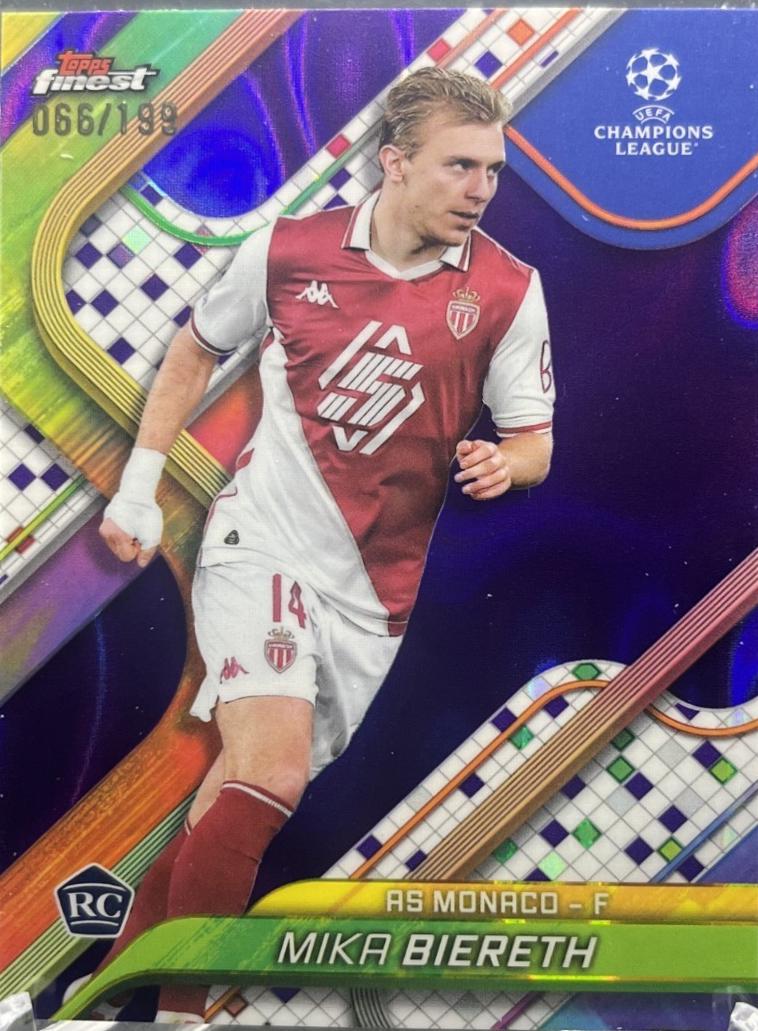 Mika Biereth [Purple Lava Refractor] #113