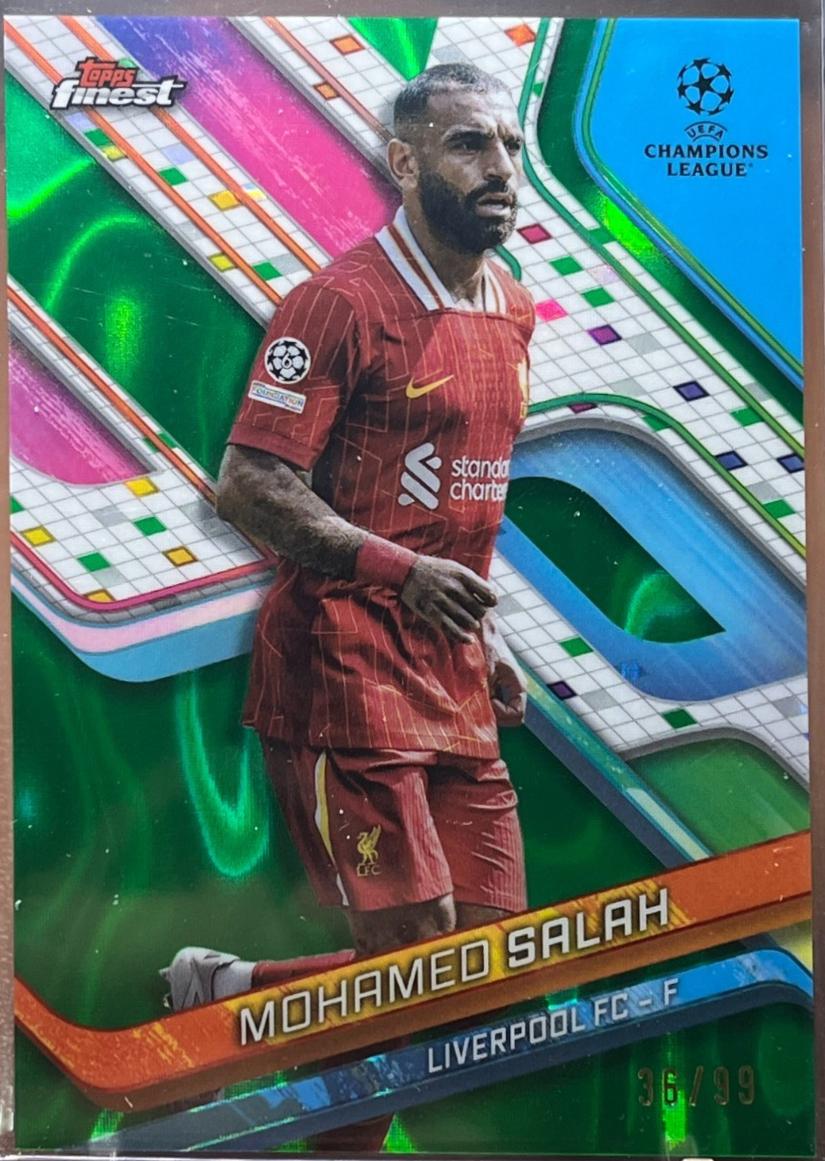Mohamed Salah [Green Lava Refractor] #150