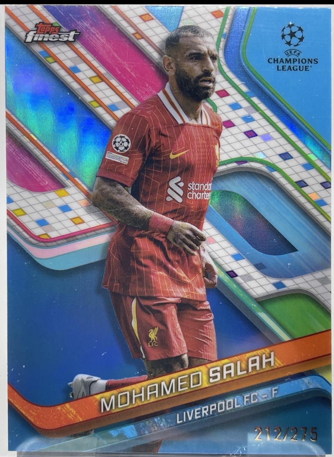Mohamed Salah [Sky Blue Refractor] #150