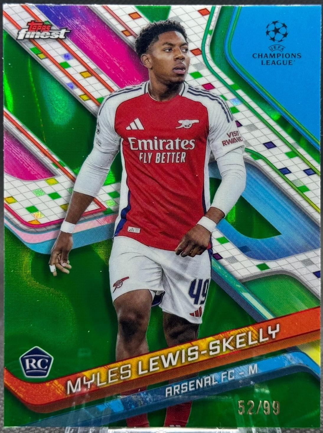 Myles Lewis-Skelly [Green Lava Refractor] #125