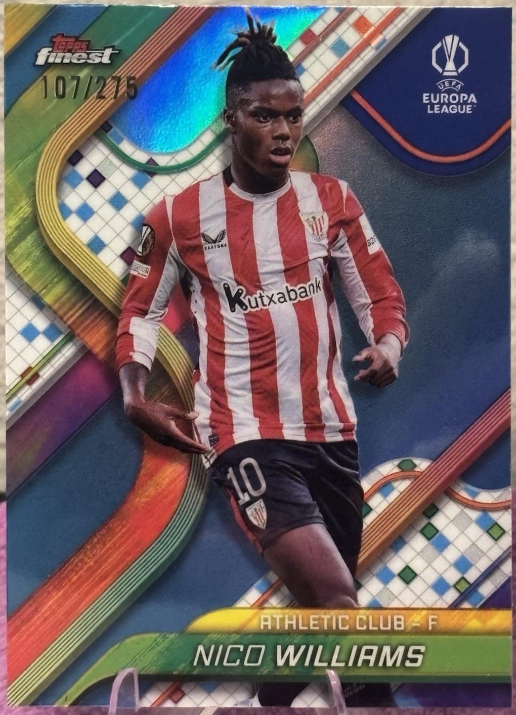 Nico Williams [Sky Blue Refractor] #69