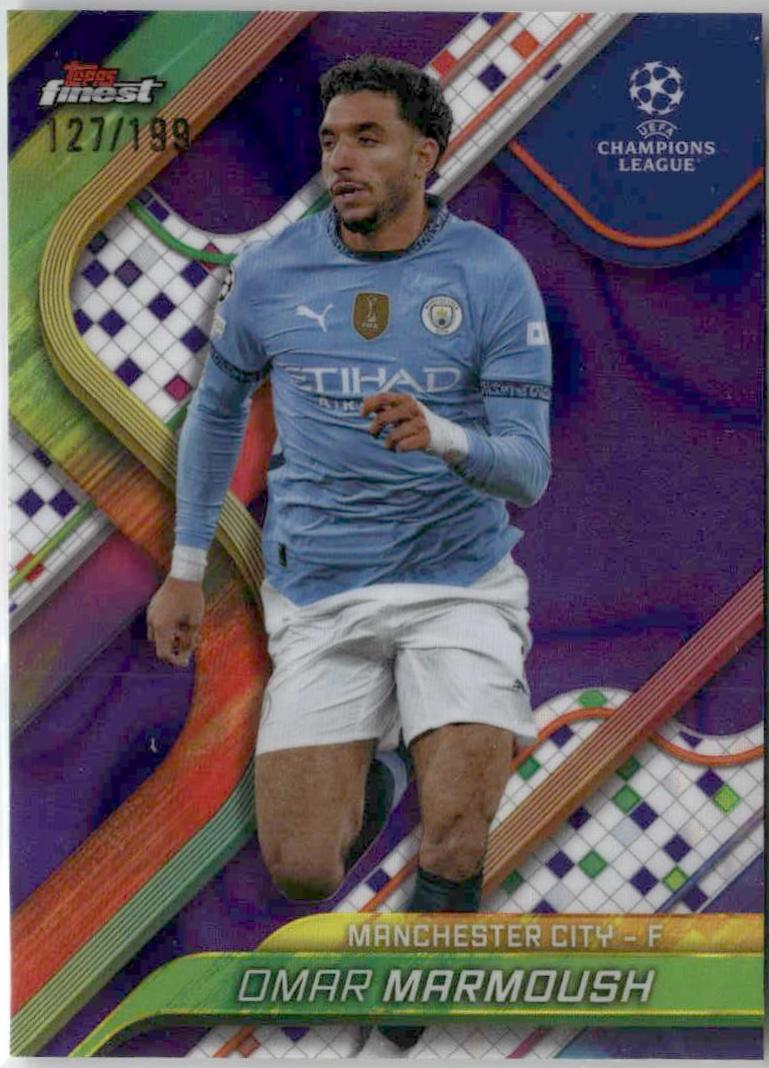 Omar Marmoush [Purple Lava Refractor] #108