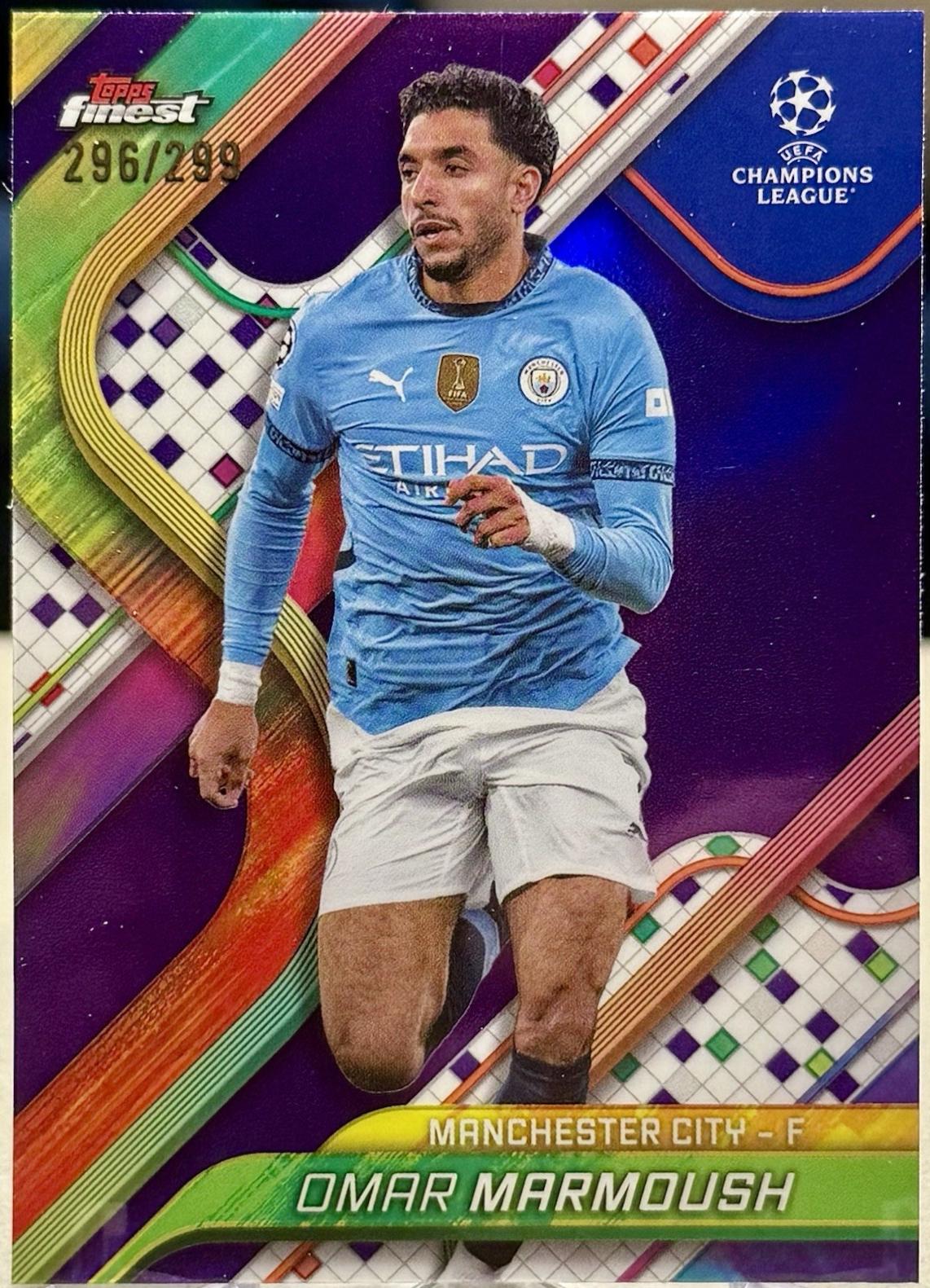 Omar Marmoush [Purple Refractor] #108