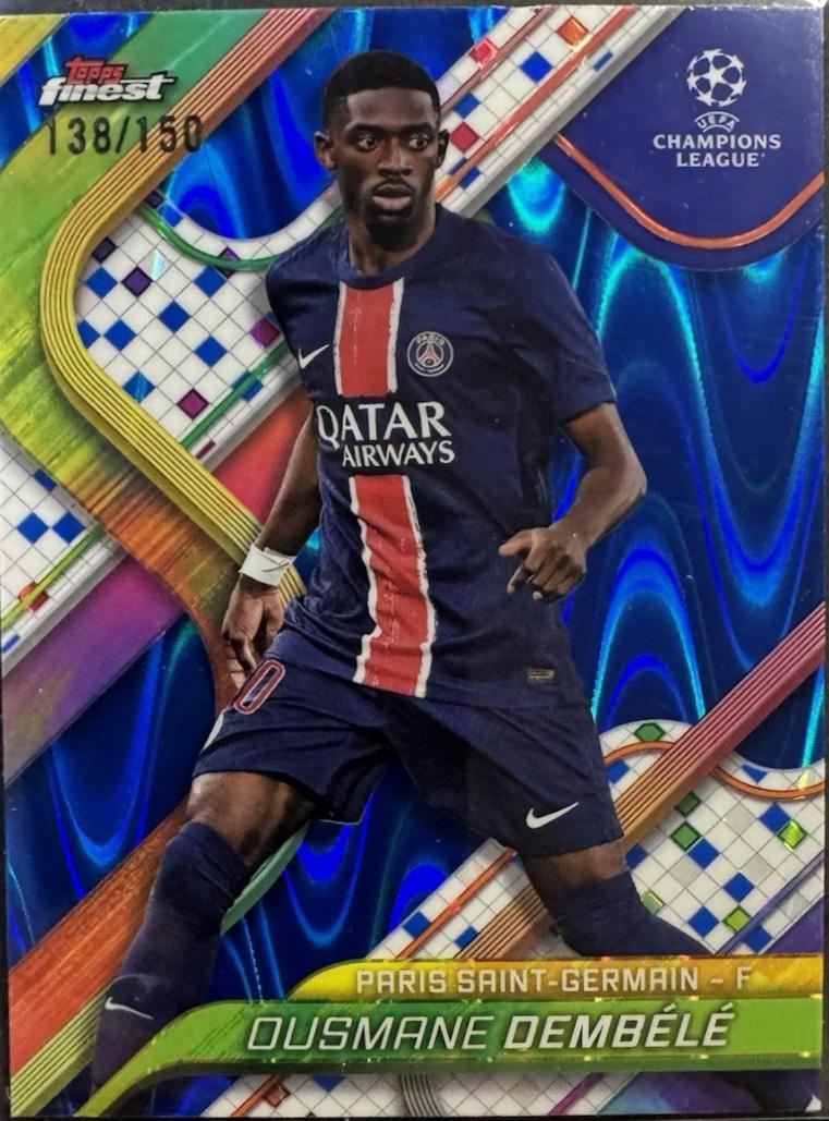 Ousmane Dembele [Blue Raywave Refractor] #30