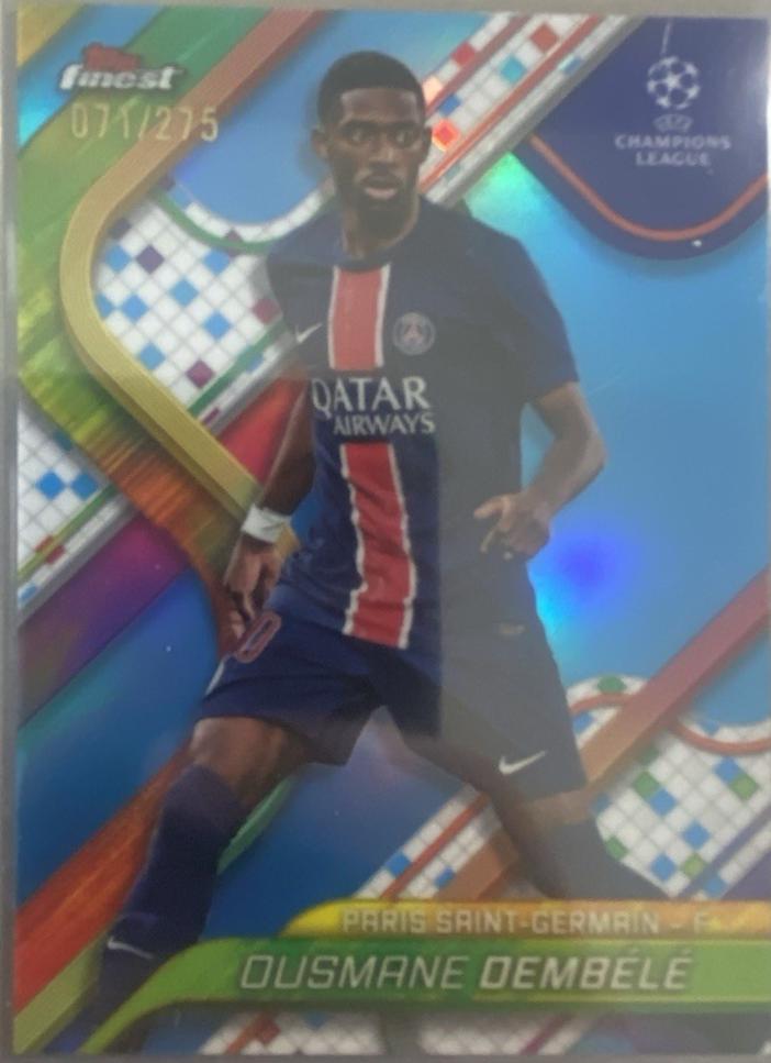 Ousmane Dembele [Sky Blue Refractor] #30