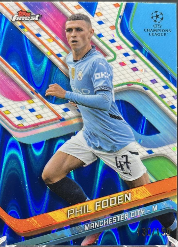 Phil Foden [Blue Raywave Refractor] #47
