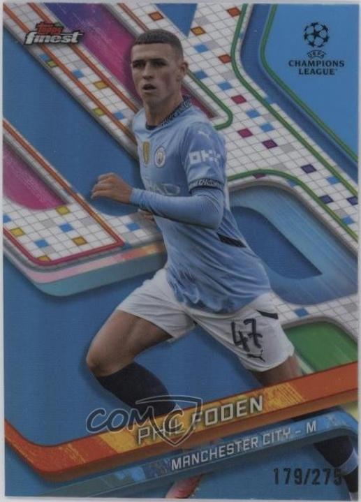 Phil Foden [Sky Blue Refractor] #47