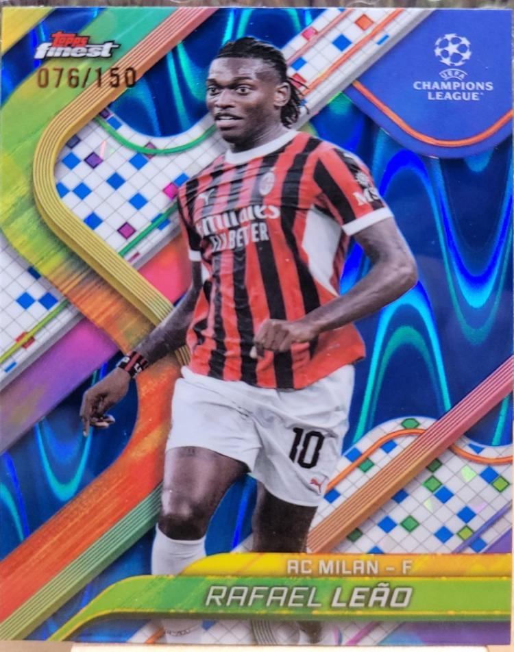 Rafael Leao [Blue Raywave Refractor] #148