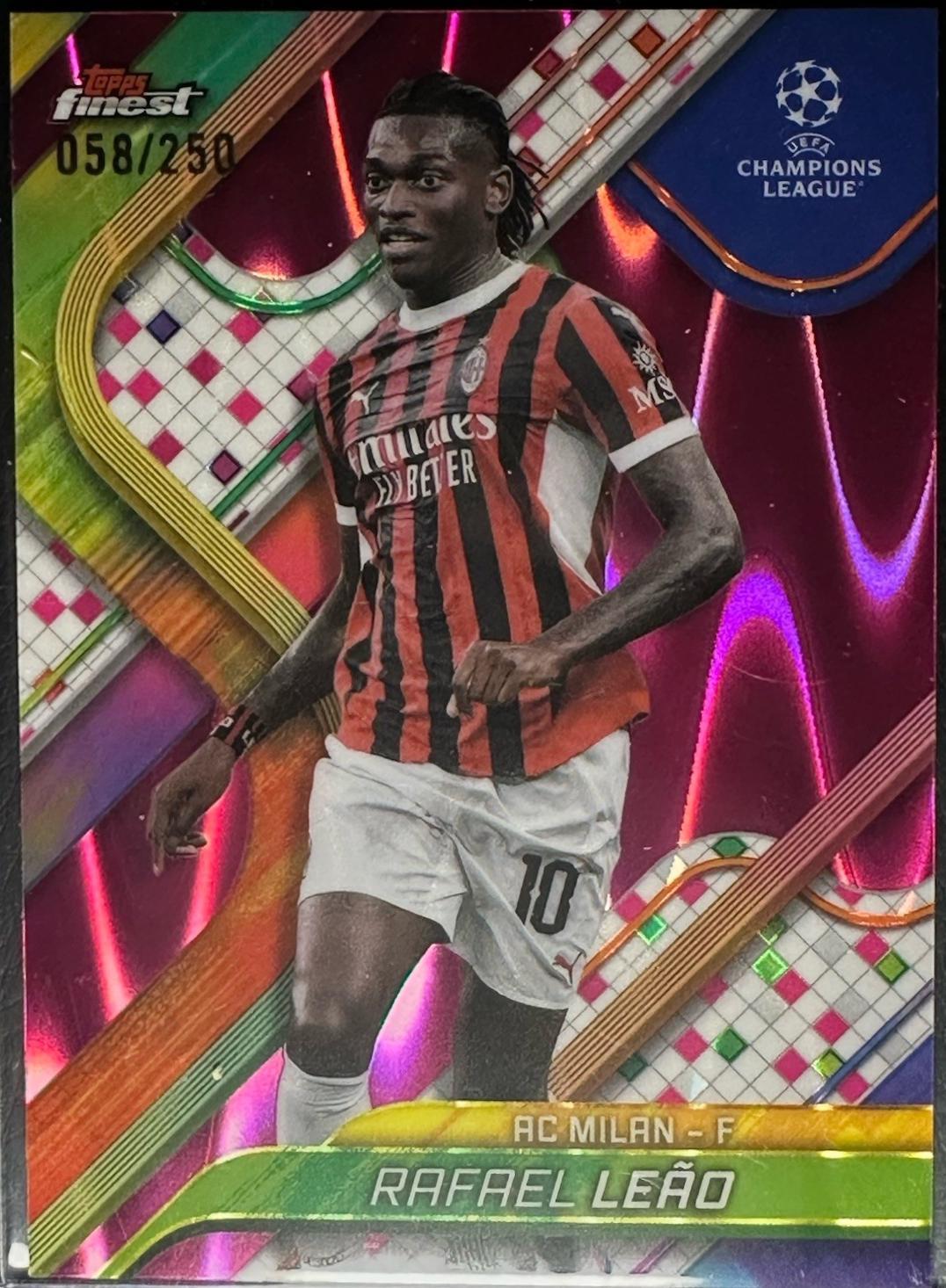 Rafael Leao [Pink Raywave Refractor] #148