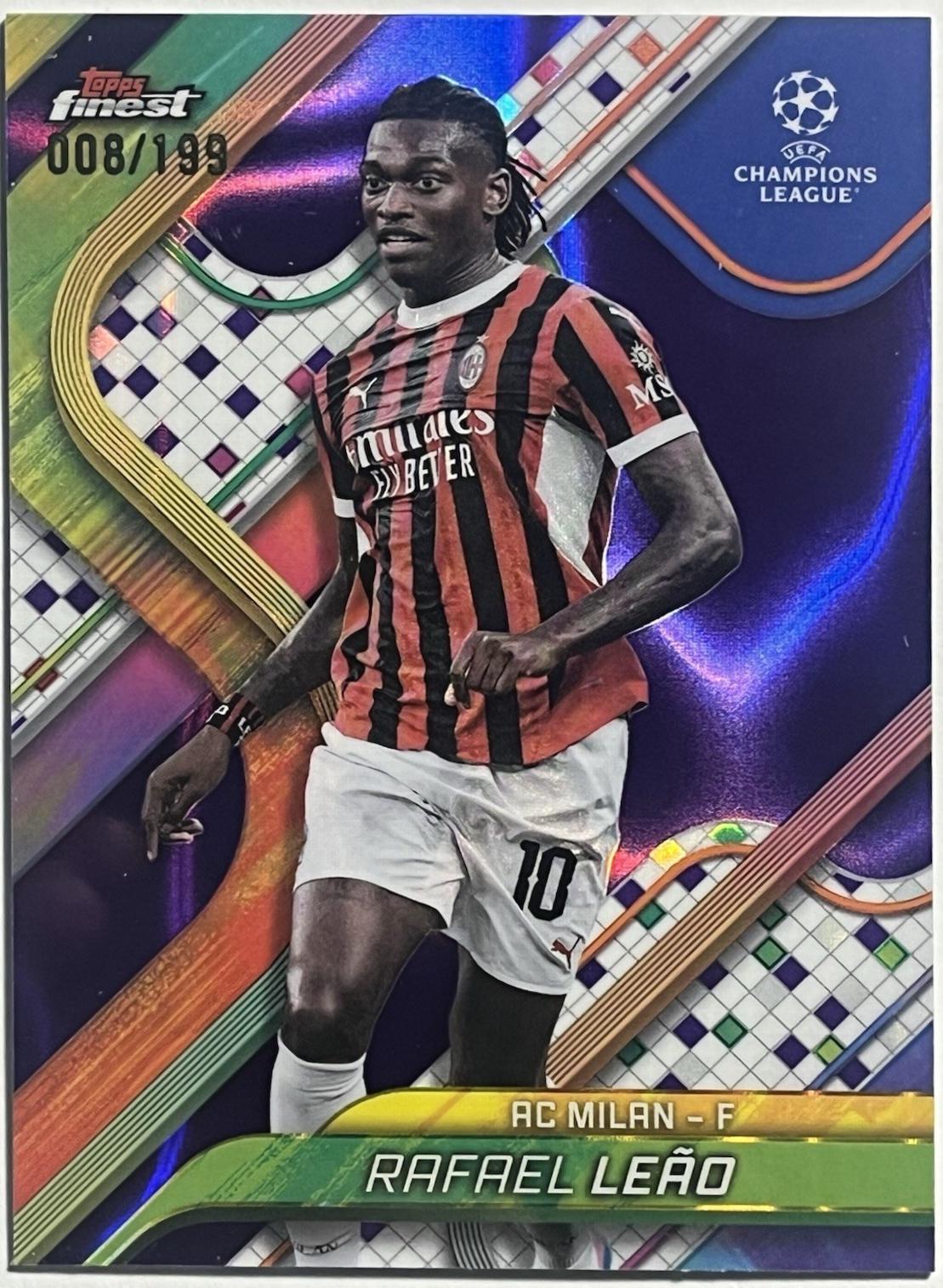 Rafael Leao [Purple Lava Refractor] #148