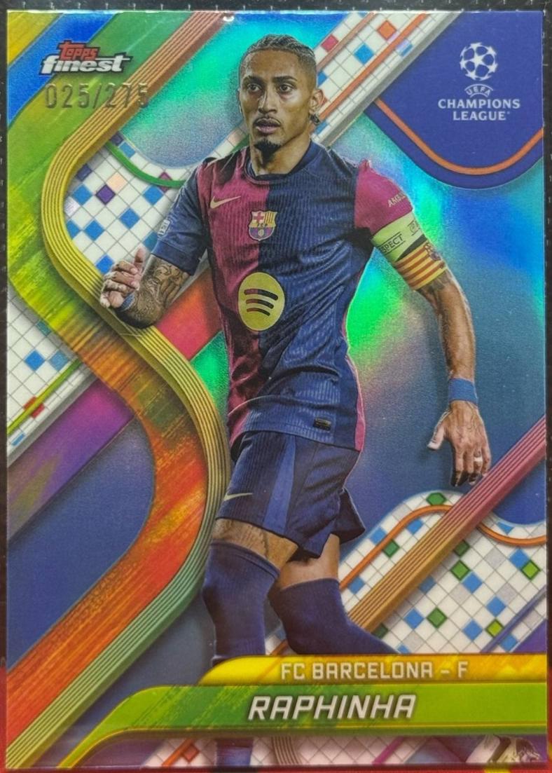 Raphinha [Sky Blue Refractor] #132