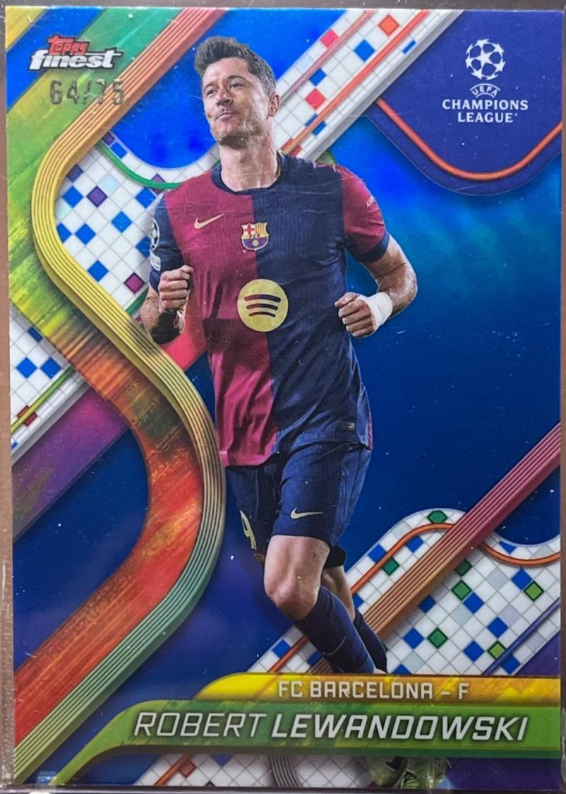 Robert Lewandowski [Blue Refractor] #19