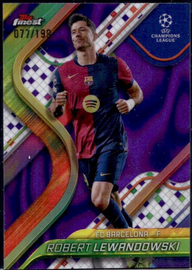 Robert Lewandowski [Purple Lava Refractor] #19