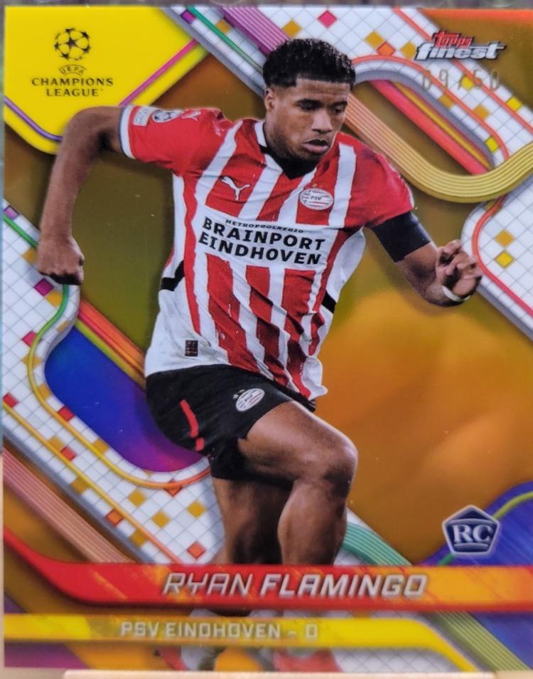 Ryan Flamingo [Gold Refractor Extended Rookie Variation] #153