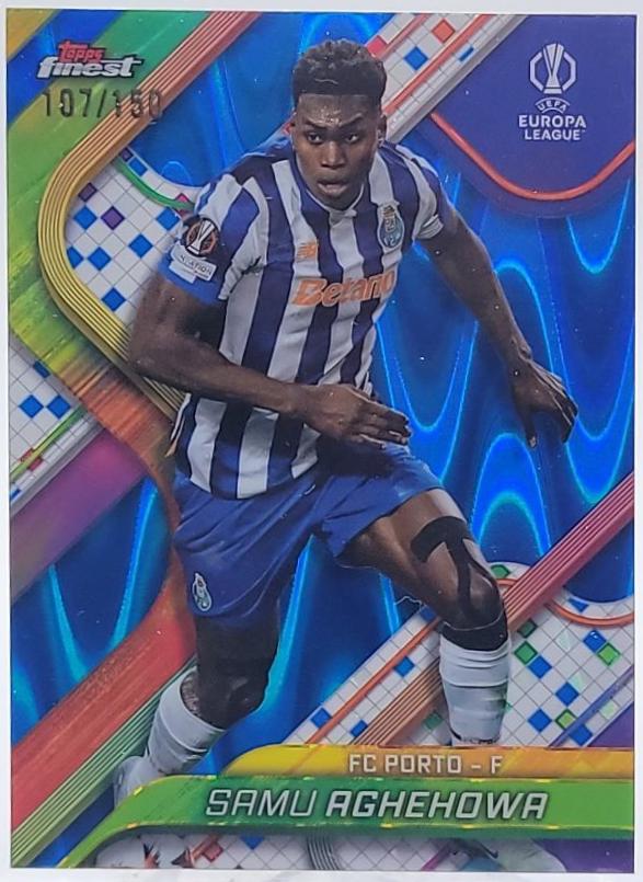 Samu Aghehowa [Blue Raywave Refractor] #44