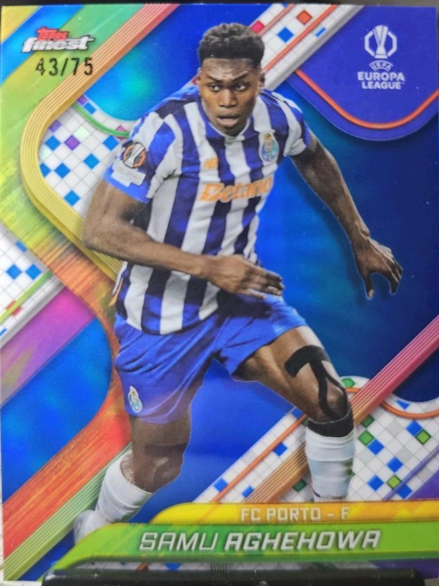 Samu Aghehowa [Blue Refractor] #44
