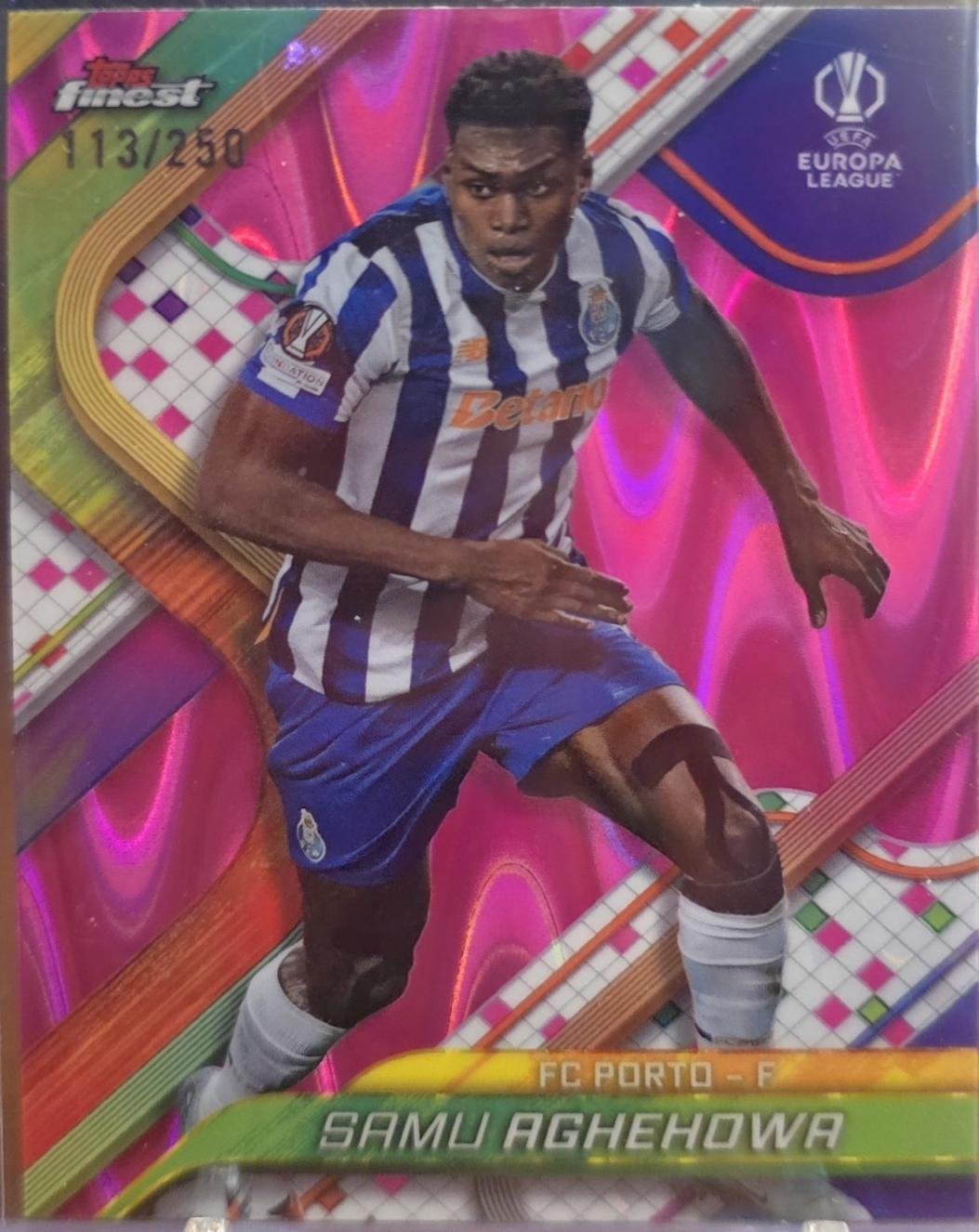 Samu Aghehowa [Pink Raywave Refractor] #44