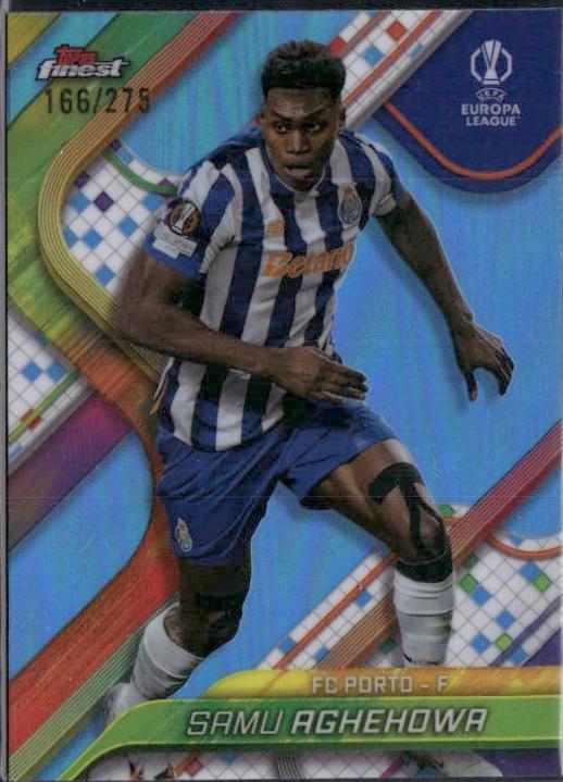Samu Aghehowa [Sky Blue Refractor] #44
