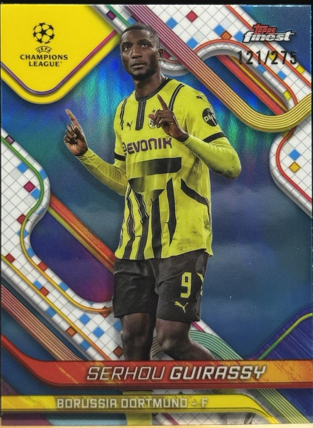 Serhou Guirassy [Sky Blue Refractor] #82