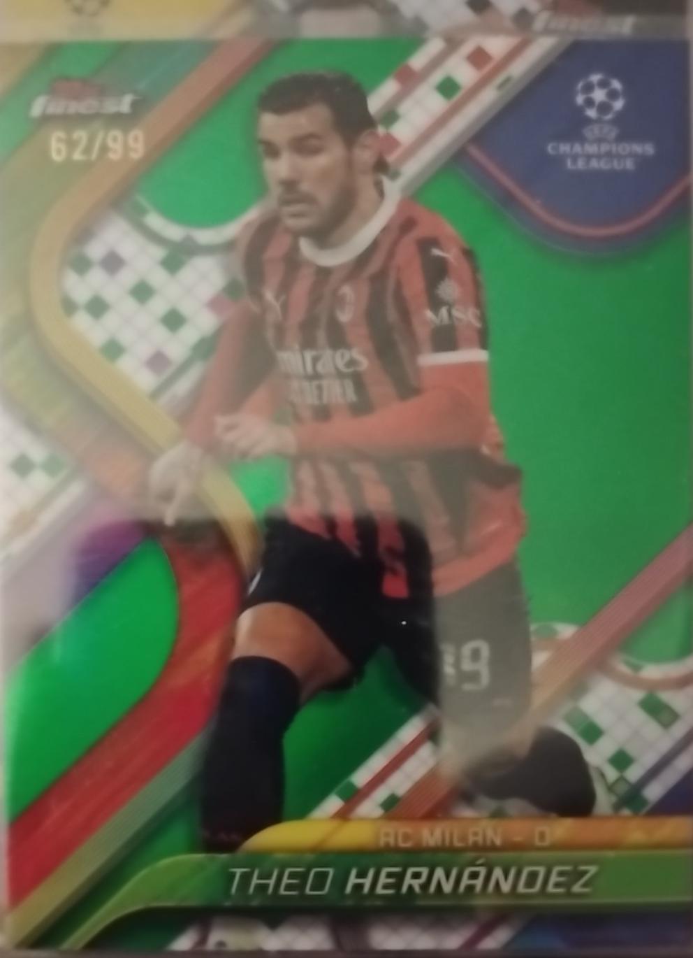 Theo Hernandez [Green Refractor] #143