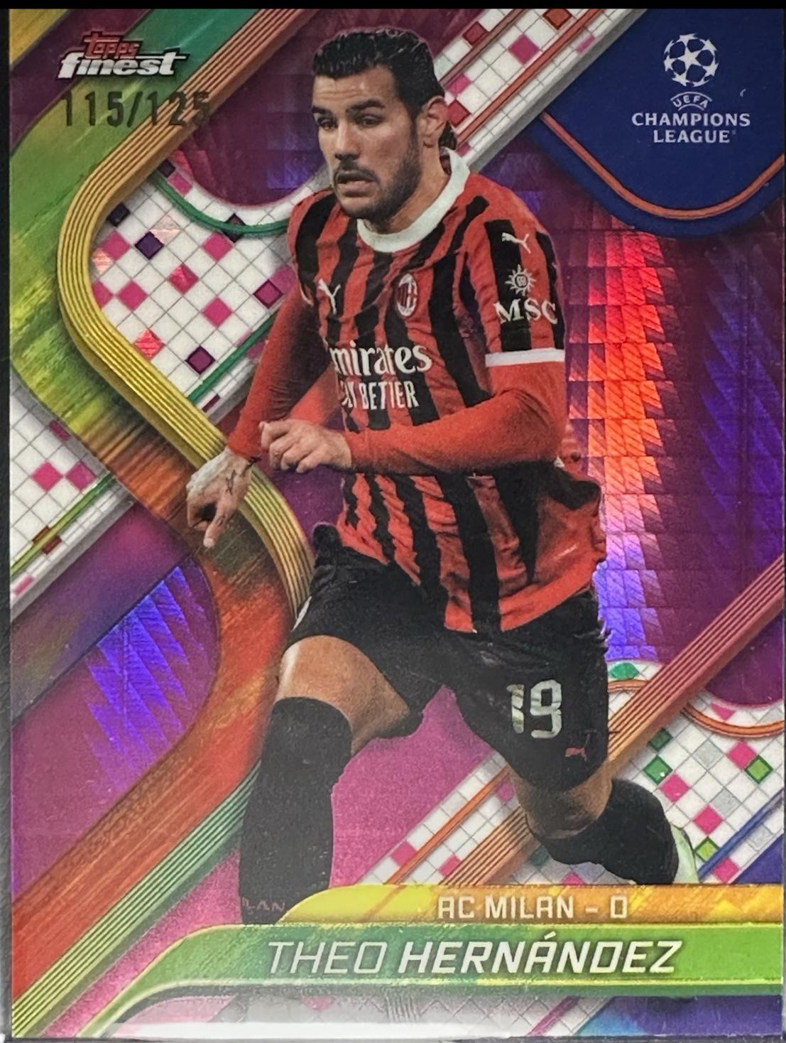 Theo Hernandez [Pink Prism Refractor] #143