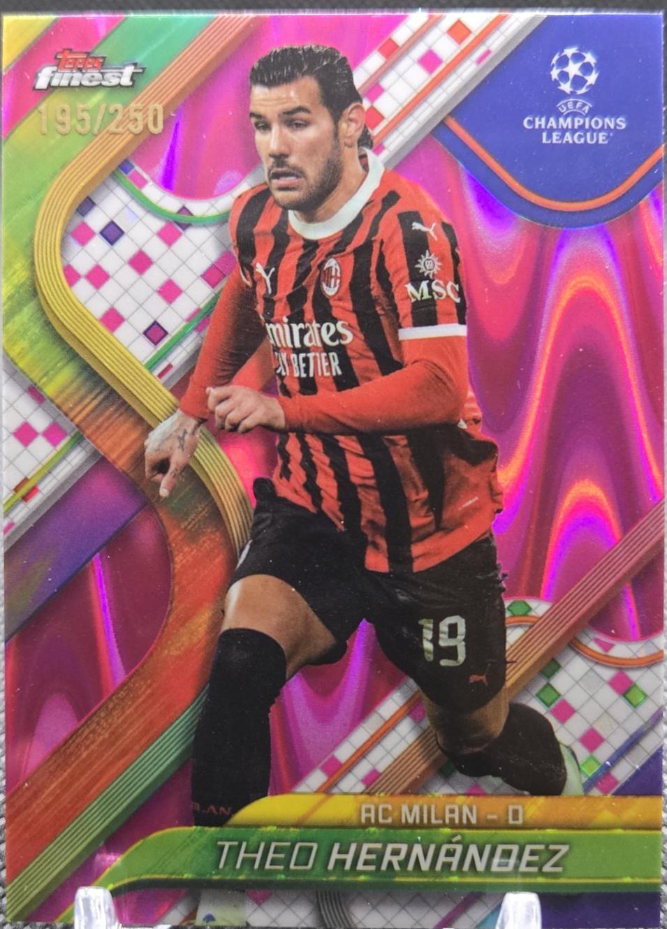 Theo Hernandez [Pink Raywave Refractor] #143