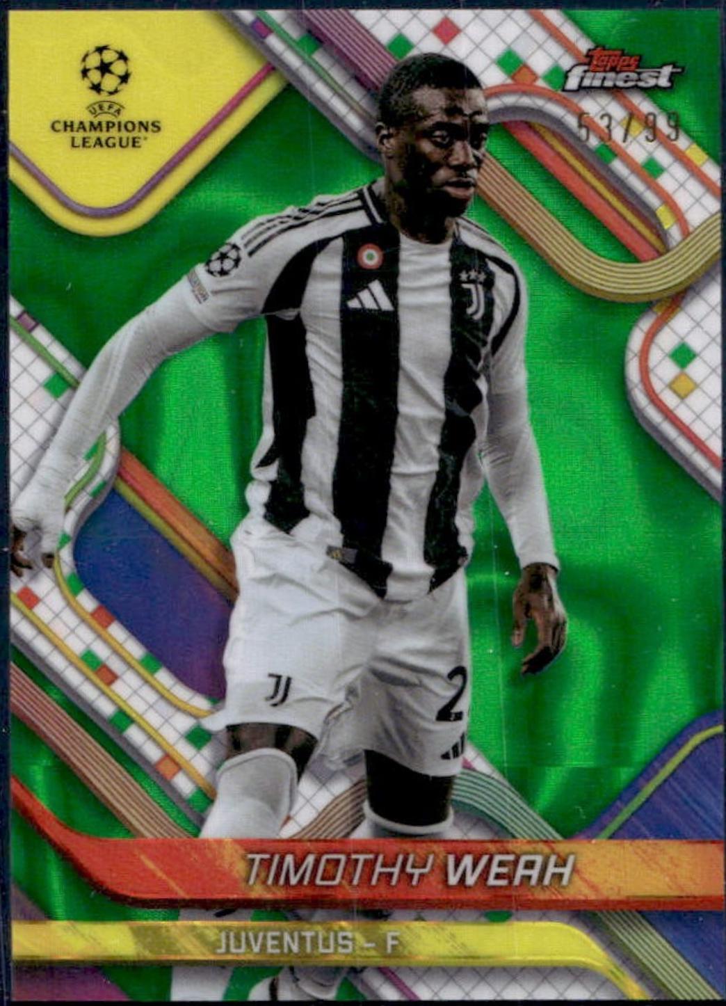 Timothy Weah [Green Lava Refractor] #2