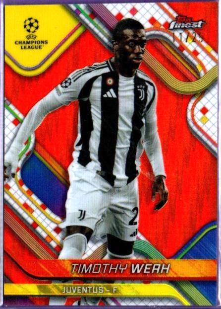 Timothy Weah [Orange Refractor] #2