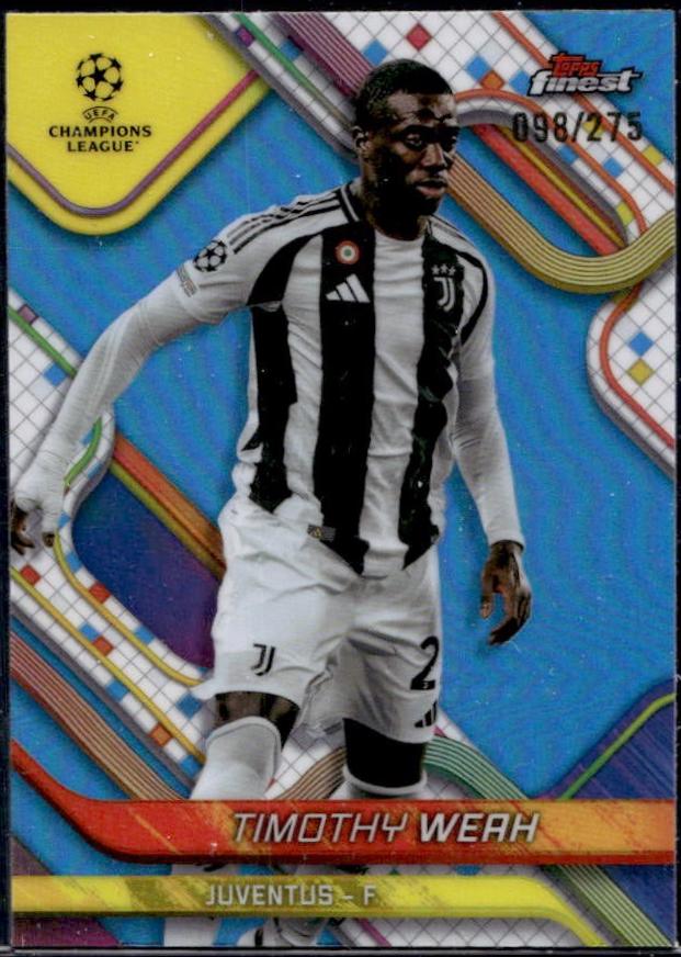 Timothy Weah [Sky Blue Refractor] #2