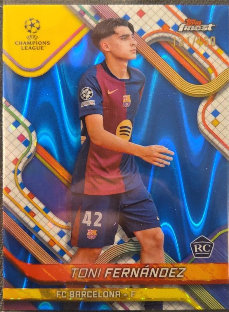 Toni Fernandez [Blue Raywave Refractor] #123