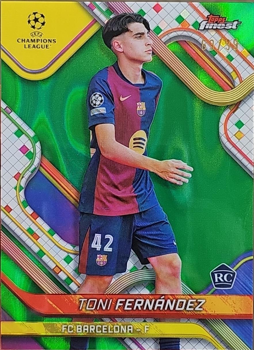 Toni Fernandez [Green Lava Refractor] #123